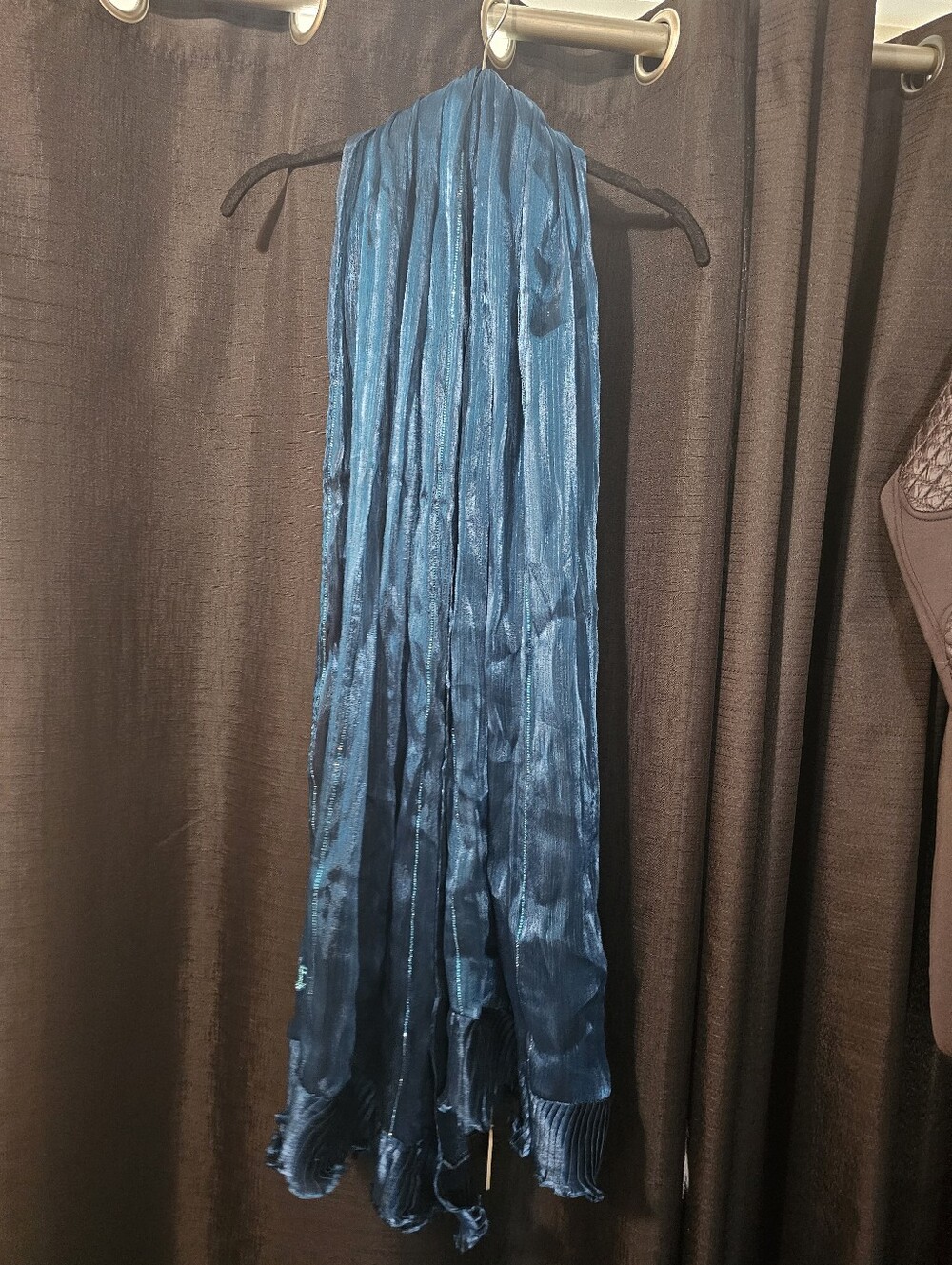 Women’s Lightweight Teal & Blue Scarves / Hijabs - Picture 10 of 15